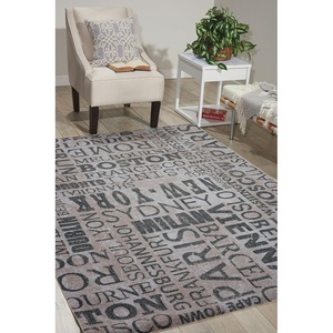 image:imageWaverly Sun N Shade IndoorOutdoor Graphite 10 x 13 Area Rug Easy Cleaning Non Shedding Bed Room Living Room Dining Room Backyard Deck Patio 10x13