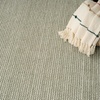 image:imageNourison Textured Home Ivory Green 710 x 910 Area Rug  Easy Clean Non Shedding Bed Room Living Room Dining Room Kitchen 8 x 10