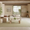 image:imageNourison Textured Home Ivory Green 710 x 910 Area Rug  Easy Clean Non Shedding Bed Room Living Room Dining Room Kitchen 8 x 10