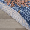 image:imageNourison Home Pompeii Blue Multicolor 53 x Round Area Rug  Easy Clean Non Shedding Bed Room Living Room Dining Room Kitchen 5 x Round