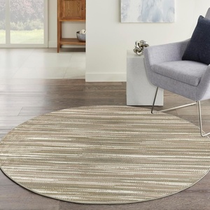 image:imageNourison Home Jubilant Green Ivory 53 x Round Area Rug  Easy Clean Non Shedding Bed Room Living Room Dining Room Kitchen 5 x Round
