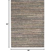 image:imageNourison Home Plateau Grey Flame 2 x 3 Area Rug  Easy Clean Non Shedding Bed Room Living Room Dining Room Kitchen 2 x 3GreyFlame