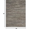 image:imageNourison Home Plateau Grey Flame 2 x 3 Area Rug  Easy Clean Non Shedding Bed Room Living Room Dining Room Kitchen 2 x 3GreyGreen