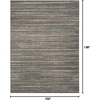 image:imageNourison Home Plateau Grey Flame 2 x 3 Area Rug  Easy Clean Non Shedding Bed Room Living Room Dining Room Kitchen 2 x 3GreyGreen