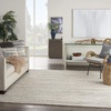 image:imageNourison Home Plateau Grey Flame 2 x 3 Area Rug  Easy Clean Non Shedding Bed Room Living Room Dining Room Kitchen 2 x 3Ivory