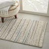 image:imageNourison Home Plateau Grey Flame 2 x 3 Area Rug  Easy Clean Non Shedding Bed Room Living Room Dining Room Kitchen 2 x 3Ivory