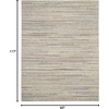 image:imageNourison Home Plateau Grey Flame 2 x 3 Area Rug  Easy Clean Non Shedding Bed Room Living Room Dining Room Kitchen 2 x 3Ivory