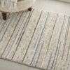 image:imageNourison Home Plateau Grey Flame 2 x 3 Area Rug  Easy Clean Non Shedding Bed Room Living Room Dining Room Kitchen 2 x 3Ivory
