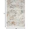 image:imageNourison Home Glam Grey Multicolor 9 x 12 Area Rug  Easy Clean Non Shedding Bed Room Living Room Dining Room Kitchen 9 x 12Grey Multicolor