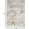 image:imageNourison Home Glam Grey Multicolor 9 x 12 Area Rug  Easy Clean Non Shedding Bed Room Living Room Dining Room Kitchen 9 x 12Grey Multicolor