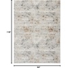 image:imageNourison Home Glam Grey Multicolor 9 x 12 Area Rug  Easy Clean Non Shedding Bed Room Living Room Dining Room Kitchen 9 x 12Grey Multicolor