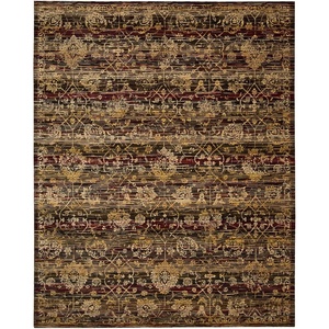 image:imageNourison Home Rhapsody SiennaGold 86 x 116 Area Rug  Easy Clean Non Shedding Bed Room Living Room Dining Room Kitchen 9 x 12Ebony