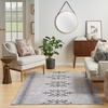 image:imageNicole Curtis Machine Washable Series 1 Geometric IvoryCharcoal 6 x 9 Area Rug Easy Cleaning Non Shedding Bed Room Living Room Dining Room Kitchen 6x9