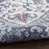 image:imageNicole Curtis Machine Washable Series 1 Vintage Navy Ivory 22 x 8 Area Rug Easy Clean Non Shedding Bed Room Living Room Dining Room Backyard Deck Patio 2x8