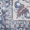 image:imageNicole Curtis Machine Washable Series 1 Vintage Navy Ivory 22 x 8 Area Rug Easy Clean Non Shedding Bed Room Living Room Dining Room Backyard Deck Patio 2x8