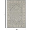 image:imageNourison Home Asher Contemporary Grey 311 x 511 Area Rug Easy Cleaning Non Shedding Bed Room Living Room Dining Room Kitchen 4x6