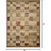 image:imageNourison Home Expressions Beige 79 x 1010 Area Rug  Easy Clean Non Shedding Bed Room Living Room Dining Room Kitchen 8 x 11