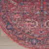 image:imageNourison Home New Concept Washables Brick 53 x Round Area Rug  Easy Clean Non Shedding Bed Room Living Room Dining Room Kitchen 5 x Round