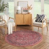 image:imageNourison Home New Concept Washables Brick 53 x Round Area Rug  Easy Clean Non Shedding Bed Room Living Room Dining Room Kitchen 5 x Round