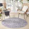 image:imageNourison Home New Concept Washables Grey 53 x Round Area Rug  Easy Clean Non Shedding Bed Room Living Room Dining Room Kitchen 5 x Round