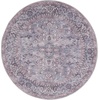 image:imageNourison Home New Concept Washables Grey 53 x Round Area Rug  Easy Clean Non Shedding Bed Room Living Room Dining Room Kitchen 5 x Round