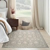 image:imageNourison Home Outlines Sage Ivory 22 x 10 Area Rug  Easy Clean Non Shedding Bed Room Living Room Dining Room Kitchen 10 RunnerSage Ivory