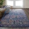 image:imageNourison Home Global Vintage Moroccan NavyMulticolor 4 x 6 Area Rug Easy Clean Non Shedding Bed Room Living Room Dining Room Kitchen 4x6