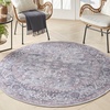 image:imageNourison Home New Concept Washables Grey 53 x Round Area Rug  Easy Clean Non Shedding Bed Room Living Room Dining Room Kitchen 5 x Round