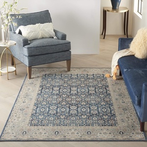 image:imageNourison Home Malta Blue Grey 311 x 57 Area Rug  Easy Clean Non Shedding Bed Room Living Room Dining Room Kitchen 4 x 6