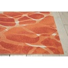 image:imageNourison Home Coastal Abstract Orange 53 x 75 Area Rug Easy Clean Non Shedding Bed Room Living Room Dining Room Kitchen 5x7Orange