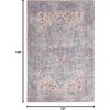 image:imageNourison Home New Concept Washables Blue Multicolor 6 x 9 Area Rug  Easy Clean Non Shedding Bed Room Living Room Dining Room Kitchen 6 x 9