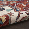 image:imageNourison Home Parisa French Country BrickIvory 79 x 99 Area Rug Easy Clean Non Shedding Bed Room Living Room Dining Room Kitchen 8x10BrickIvory
