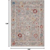 image:imageNourison Home Parisa French Country Grey 86 x 116 Area Rug Easy Clean Non Shedding Bed Room Living Room Dining Room Kitchen 9x12