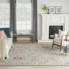 image:imageNourison Home Parisa French Country Grey 86 x 116 Area Rug Easy Clean Non Shedding Bed Room Living Room Dining Room Kitchen 9x12