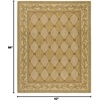 image:imageNourison Home Vallencierre 0 Gold 53 x 83 Area Rug Easy Cleaning Non Shedding Bed Room Living Room Dining Room Kitchen 5x8Gold
