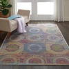image:imageNourison Home Global Vintage Multicolor 4 x 6 Area Rug  Easy Clean Non Shedding Bed Room Living Room Dining Room Kitchen 4 x 61 x 1 Rectangular