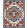 image:imageNourison Home Parisa French Country BrickIvory 79 x 99 Area Rug Easy Clean Non Shedding Bed Room Living Room Dining Room Kitchen 8x10BrickIvory