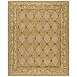 image:imageNourison Home Vallencierre 0 Gold 53 x 83 Area Rug Easy Cleaning Non Shedding Bed Room Living Room Dining Room Kitchen 5x8Gold