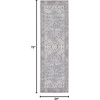 image:imageNourison Home New Concept Washables Grey 2 x 6 Area Rug  Easy Clean Non Shedding Bed Room Living Room Dining Room Kitchen 6 Runner