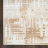 image:imageNourison Home Dekor Ivory Taupe 4 x 6 Area Rug  Easy Clean Non Shedding Bed Room Living Room Dining Room Kitchen 4 x 6Ivory Taupe