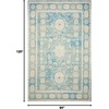 image:imageNourison Home Madera Teal 5 x 7 Area Rug  Easy Clean Non Shedding Bed Room Living Room Dining Room Kitchen 5 x 7710 x 10 Rectangular