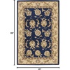 image:imageNourison Home Nourison 2000 Black 56 x 86 Area Rug  Easy Clean Non Shedding Bed Room Living Room Dining Room Kitchen 6 x 9Navy