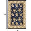 image:imageNourison Home Nourison 2000 Black 56 x 86 Area Rug  Easy Clean Non Shedding Bed Room Living Room Dining Room Kitchen 6 x 9Navy
