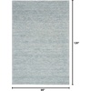 image:imageNourison Home Weston Modern Aquamarine 39 x 59 Area Rug Easy Cleaning Non Shedding Bed Room Living Room Dining Room Kitchen 4x6Aquamarine