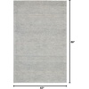 image:imageNourison Home Weston Modern Aquamarine 39 x 59 Area Rug Easy Cleaning Non Shedding Bed Room Living Room Dining Room Kitchen 4x6Aquamarine