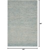 image:imageNourison Home Weston Modern Aquamarine 39 x 59 Area Rug Easy Cleaning Non Shedding Bed Room Living Room Dining Room Kitchen 4x6Seafoam