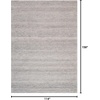 image:imageNourison Home Weston Modern Aquamarine 39 x 59 Area Rug Easy Cleaning Non Shedding Bed Room Living Room Dining Room Kitchen 4x6Silver Birch