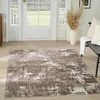 image:imageNourison Home Dekor Ivory Taupe 4 x 6 Area Rug  Easy Clean Non Shedding Bed Room Living Room Dining Room Kitchen 4 x 6Brown