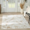 image:imageNourison Home Dekor Ivory Taupe 4 x 6 Area Rug  Easy Clean Non Shedding Bed Room Living Room Dining Room Kitchen 4 x 6Ivory Taupe