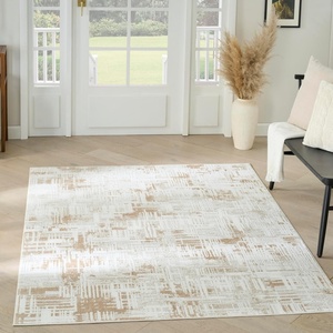 image:imageNourison Home Dekor Ivory Taupe 4 x 6 Area Rug  Easy Clean Non Shedding Bed Room Living Room Dining Room Kitchen 4 x 6Ivory Taupe